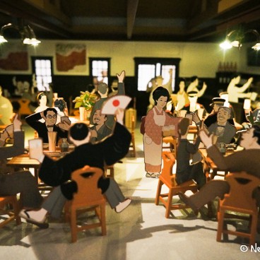 Musée Yebisu (Tokyo), Diorama festif pour la bière Yebisu