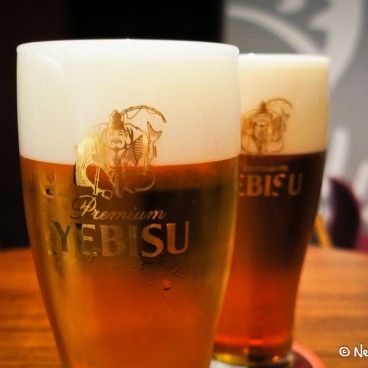 Musée Yebisu (Tokyo), Verres de bière Yebisu