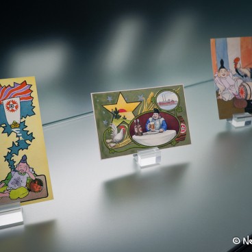 Musée Yebisu (Tokyo), Anciennes cartes postales pour la bière Yebisu