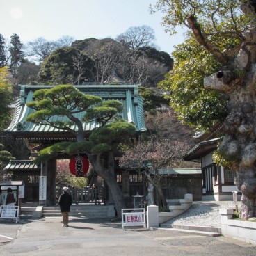 Hase-dera (Kamakura), Entrée du temple