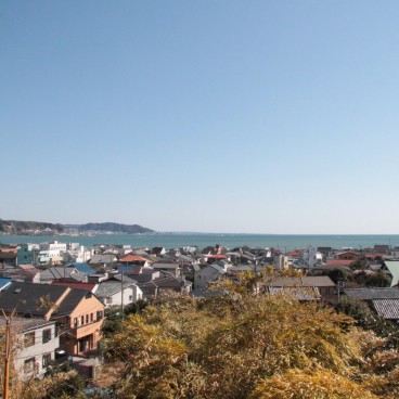 Hase-dera (Kamakura), Vue sur la baie de Sagami
