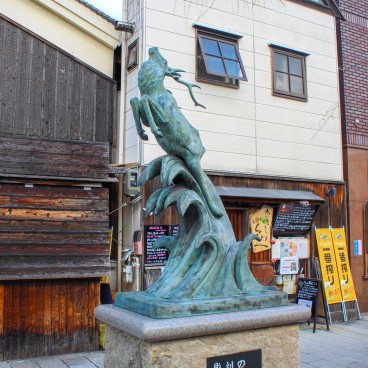 Quartier Naramachi à Nara, Statue de cerf