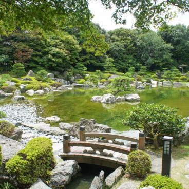 Fukuoka, jardin japonais du parc Ohori