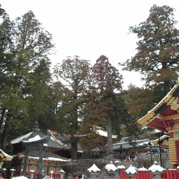 Toshogu à Nikko, entrepôts sacrés Sanjinko