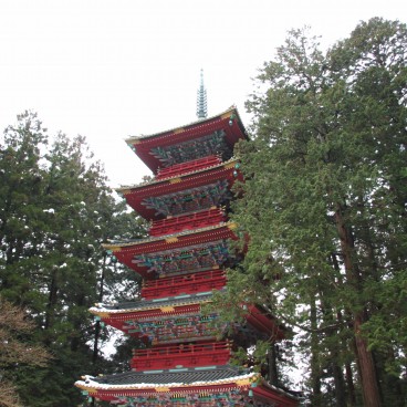 Toshogu à Nikko, pagode à 5 étages Gojunoto 2