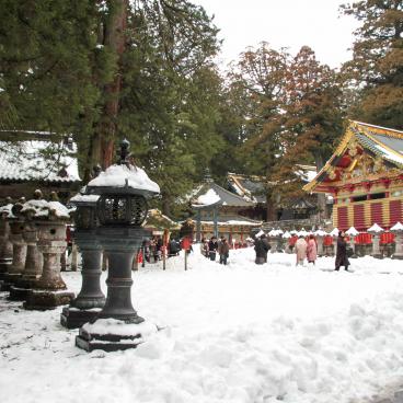 Toshogu à Nikko sous la neige