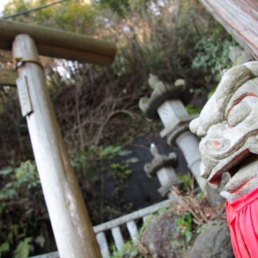 Lion gardien à Zeniarai Benten 2