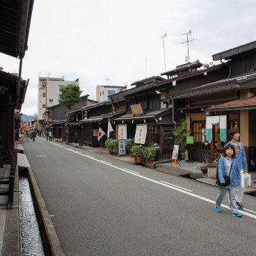 Takayama dans les Alpes Japonaises, Rue commerçante ancienne