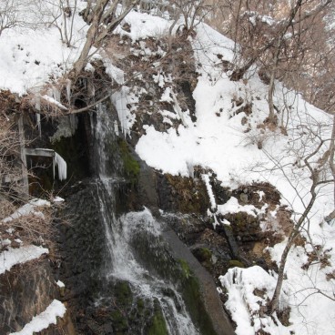 Cascade de Kegon à Nikko en hiver 2