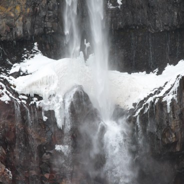 Cascade de Kegon à Nikko en hiver 5