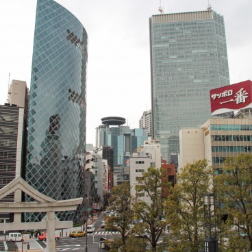Hie-jinja (Tokyo), grande porte Sanno Torii à l'entrée principale du sanctuaire 3