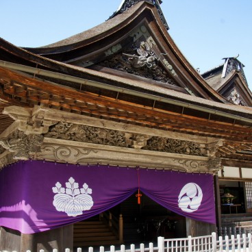 Kongobu-ji (Mont Koya), Détail des frises de Daigenkan