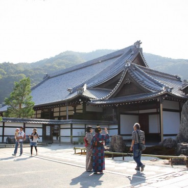 Tenryu-ji (Arashiyama, Kyoto), vue sur les bâtiments du temple