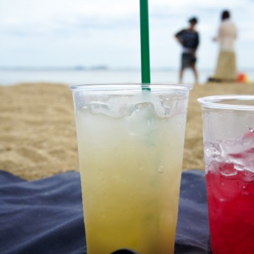 Seaside Momochi (Fukuoka), Scène de plage