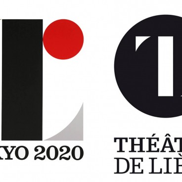 Logos officiels retirés des JO 2020 de Tokyo vs. Logo théâtre Liège