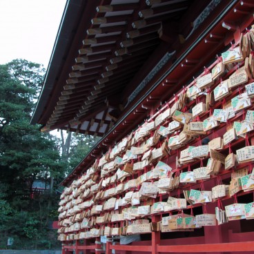 Tsurugaoka Hachiman-gu (Kamakura), plaquettes votives Ema du sanctuaire 2