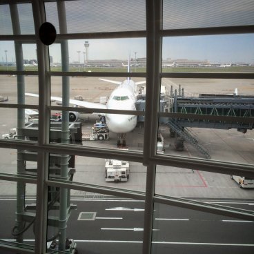 Aéroport de Haneda (Tokyo), Vue sur les avions et le tarmac 2