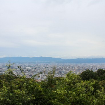 Temple Chion-in à Kyoto, Vue sur la ville depuis Higashiyama
