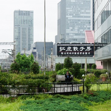 Kotsu Kaikan Coline (Tokyo), Vue sur la terrasse arborée 3