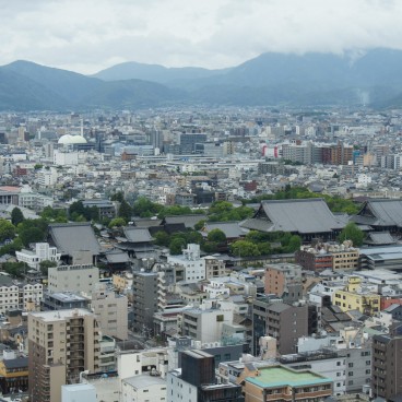Kyoto Tower, Vue sur Kyoto