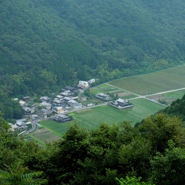 Shoshazan Engyoji, panorama sur la campagne japonaise