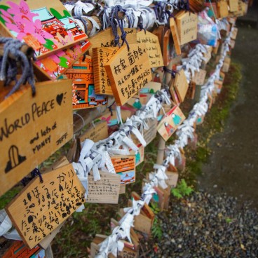 Nezu-jinja (Tokyo), Plaquettes votives ema