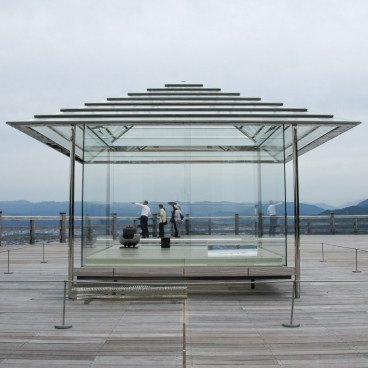 Maison de thé en verre Kôan en 2016 au Shogunzuka