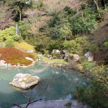 Shoren-in (Kyoto), Vue sur le jardin 2