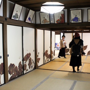 Shoren-in (Kyoto), Portes fusuma rénovées par Ki-Yan