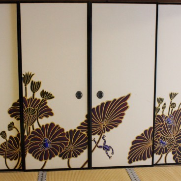 Shoren-in (Kyoto), Portes fusuma rénovées par Ki-Yan 3