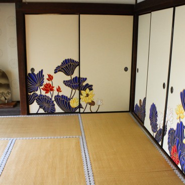 Shoren-in (Kyoto), Portes fusuma rénovées par Ki-Yan 4