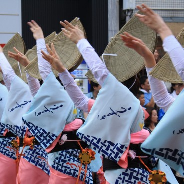 Festival Awa-odori à Tokushima (Shikoku), Groupe de danseuses 2