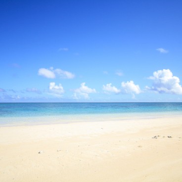 Ile de Kume-jima à Okinawa, Plage de sable blanc