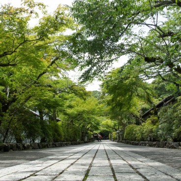 Allée pavée de l'Ishiyama-dera à Otsu