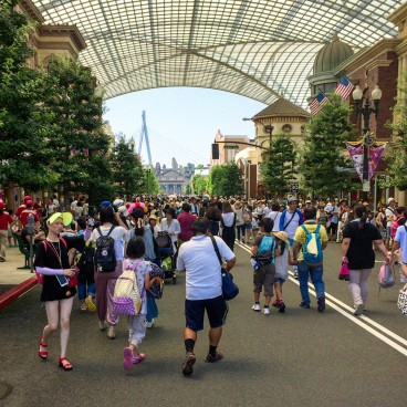 Universal Studios Japan (USJ, Osaka), canopée du monde Hollywood