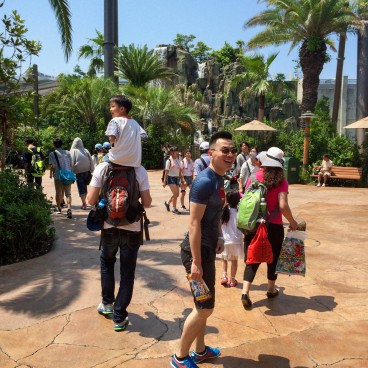 Universal Studios Japan (USJ, Osaka), allée du parc