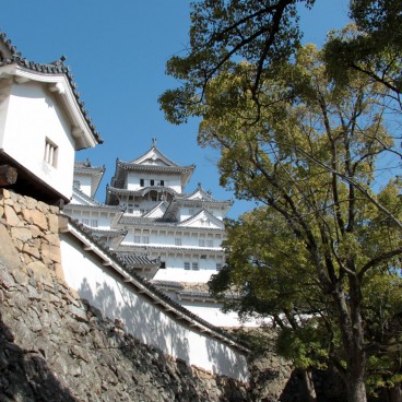 Château de Himeji, forteresse et donjon avant les rénovations de 2015
