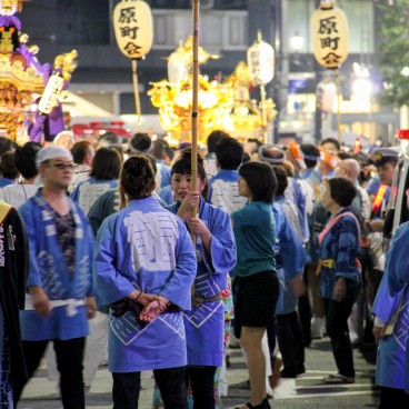 Fukuro Matsuri à Ikebukuro (Tokyo), participants au défilé