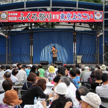 Fukuro Matsuri à Ikebukuro (Tokyo), animation du festival