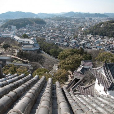 Château de Himeji, vue depuis le donjon 2