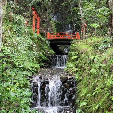 Kibune (Kyoto), nature verdoyante et humide en été