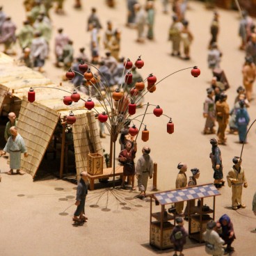 Musée Edo-Tokyo, reconstitution miniature de la ville 5