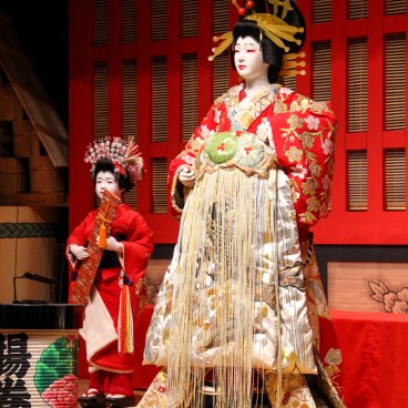 Musée Edo-Tokyo, Mise en scène de Geisha 