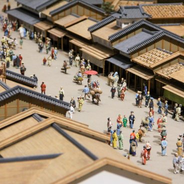 Musée Edo-Tokyo, reconstitution miniature de la ville (avant réouverture de 2026)