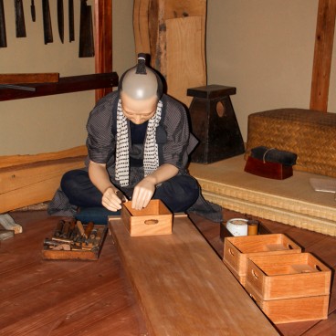 Musée Edo-Tokyo, reconstitution d'un atelier d'artisan 2