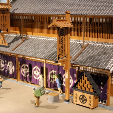 Musée Edo-Tokyo, reconstitution miniature de la ville 3