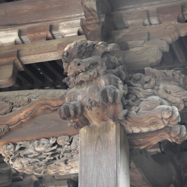 Myohon-ji (Kamakura), Détail des sculptures