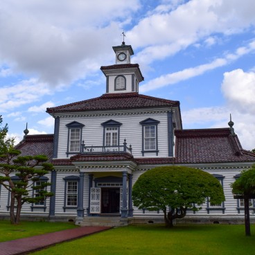 Chidokan (Tsuruoka), Anciens bureaux du district de Nishitagawa