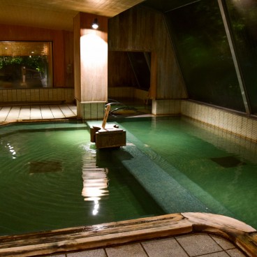 Atsumi Onsen Bankokuya (Tsuruoka), Bain en intérieur