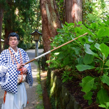 Mont Haguro (Dewa Sanzan), prêtre du Shugendo